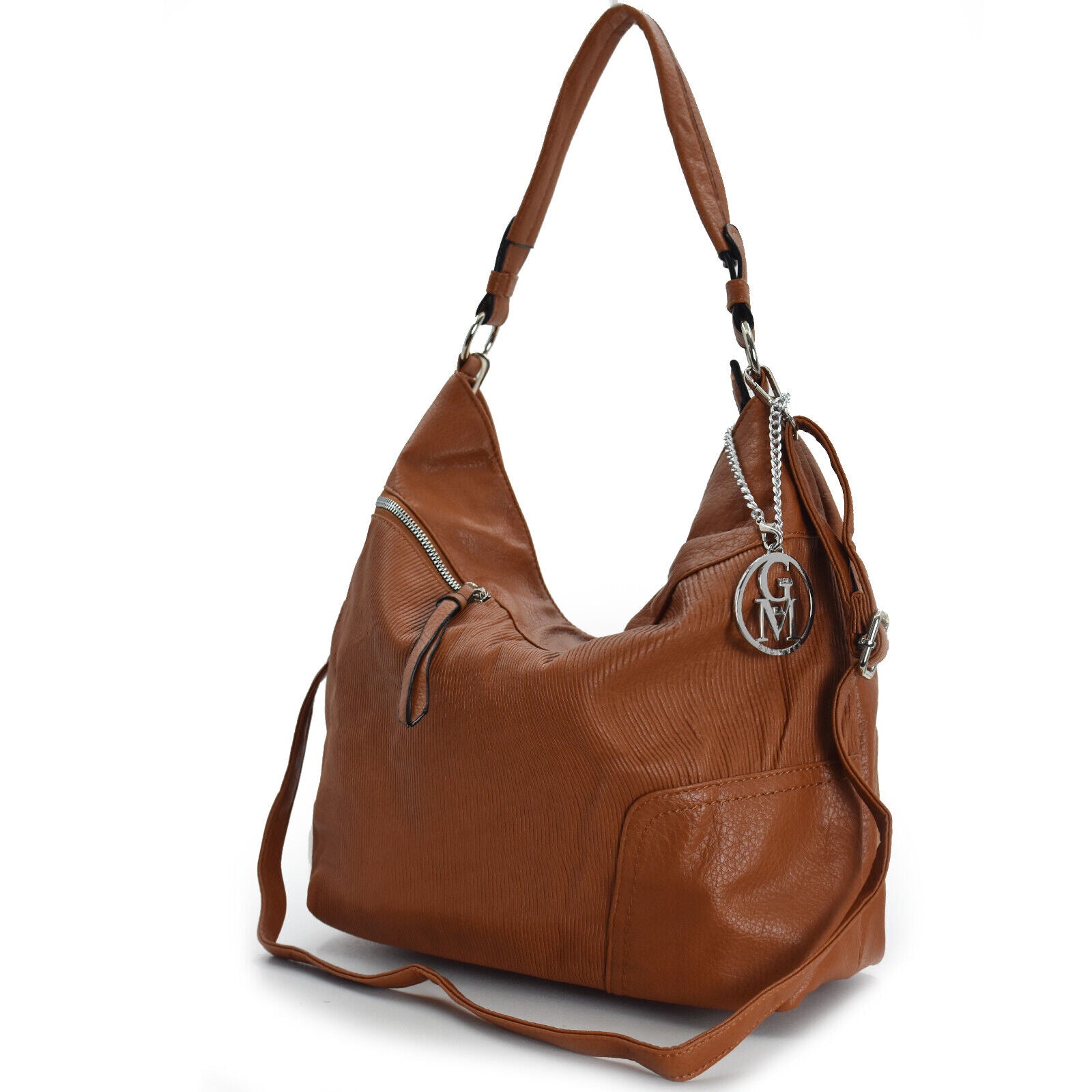 Borsa donna secchio GM MILANO hobo spalla sacco pelle tracolla capiente tasche