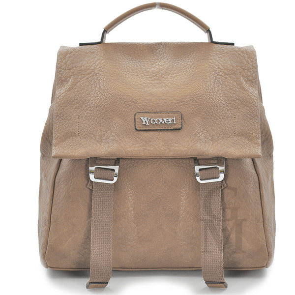 COVERI Borsa zaino cinghia 2in1 trasformabile donna vintage tracolla capiente