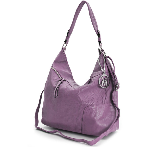 Borsa donna secchio GM MILANO hobo spalla sacco pelle tracolla capiente tasche