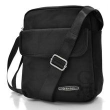 Carica l&#39;immagine nel visualizzatore di Gallery, Borsello or&amp;mi nero uomo borsa grande capiente zip tracolla nylon tasche zip