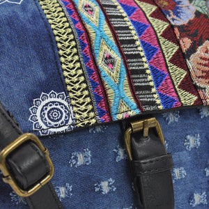 Gyoiamea Borsa jeans denim artigianale tracolla messenger donna vintage jeansata