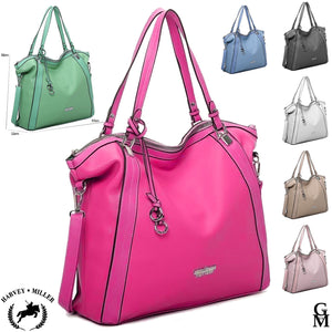 Borsa donna Polo Club Harvey Miller bauletto capiente morbida firmato largo