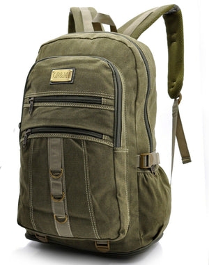 ZAINO MILITARE GRANDE 40L 60L TELA TESSUTO MULTITASCHE CAMPEGGIO VIAGGI TREKKING