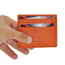 Carica l&#39;immagine nel visualizzatore di Gallery, Portafoglio nuovo RFID pelle uomo S. Valentini porta carte sottile slim piccolo