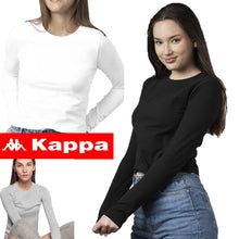 Carica l&#39;immagine nel visualizzatore di Gallery, Maglia Kappa intima da donna in caldo COTONE FELPATO a manica lunga invernale