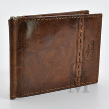 Carica l&#39;immagine nel visualizzatore di Gallery, Portafoglio nuovo pelle banconote nuovo CHARRO porta carte ribaltina portamonete