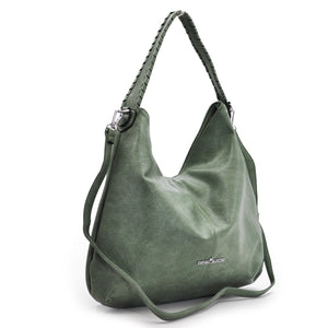 EMPORIO VALENTINI borsa donna sacco hobo pelle grande spalla monomanico grande