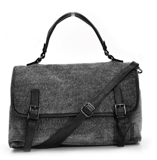 Borsa donna originale GYOIAMEA lana velluto pelle vintage particolare novità