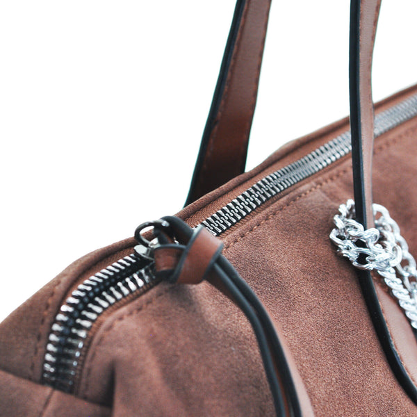 GM Borsa sacco SHOPPING SHOPPER moda firmata originale donna pelle borchie nuova