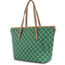 Carica l&#39;immagine nel visualizzatore di Gallery, borsa donna verde spalla originale YyCoveri fantasia scritte logo tracolla shop