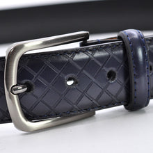 Carica l&#39;immagine nel visualizzatore di Gallery, Cintura uomo vera pelle old vintage cinta marrone cuoio casual classica italy