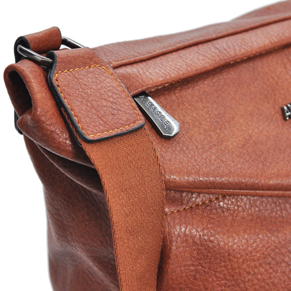 BASILE borsa uomo donna vintage pelle nera marrone tracolla postina cinghia moda