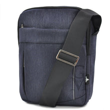 Carica l&#39;immagine nel visualizzatore di Gallery, OR&amp;MI Borsello uomo 5 zip casual sportivo cerniere tasche passeggio blu nero