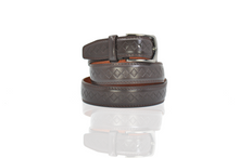 Carica l&#39;immagine nel visualizzatore di Gallery, Cintura casual vintage made in italy uomo particolare ricamato cinta ricamata