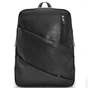 Zaino gm pelle nero originale uomo porta pc portatile casual lavoro