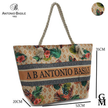 Carica l&#39;immagine nel visualizzatore di Gallery, borsa mare fantasia brasile floreale firmata A.Basile colorata manici corda