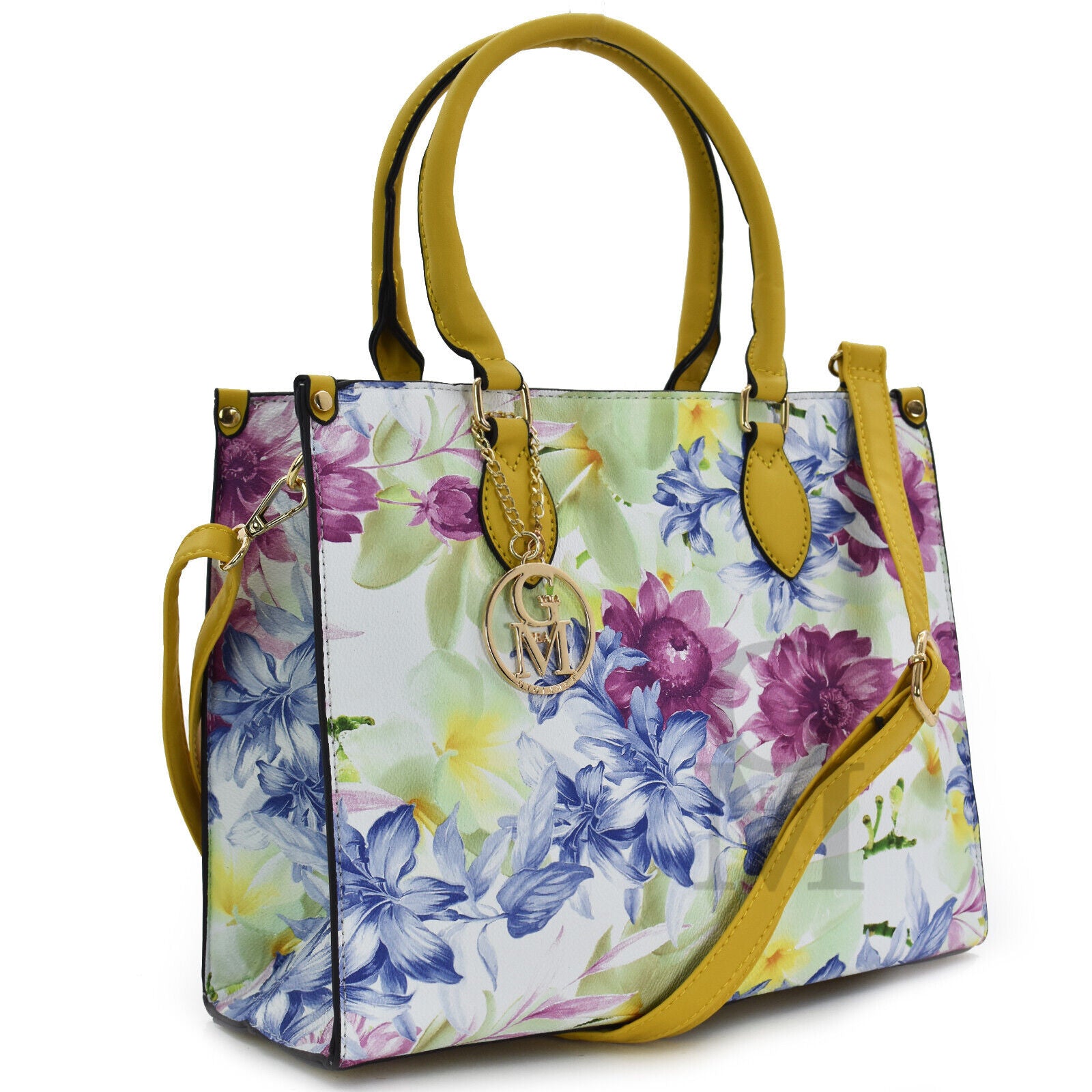 Gyoiamea borsa shopping moda estiva casual floreale fantasia fiori colorata