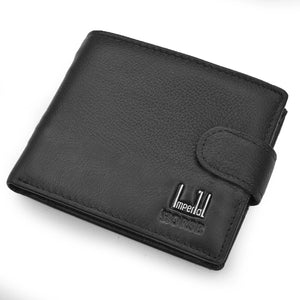 Portafoglio Vera pelle uomo HORSE porta carte ribaltina vintage portamonete zip