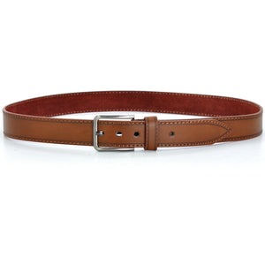 Cintura Cinta Uomo 3,8cm foderata Pelle Casual vintage Accorciabile marrone nera