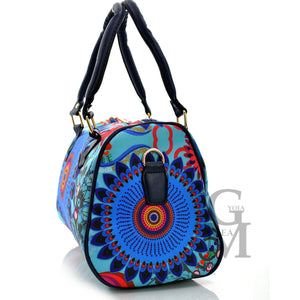 GM Bauletto nuova tracolla donna borsa borsetta fantasia colorata fiori estiva