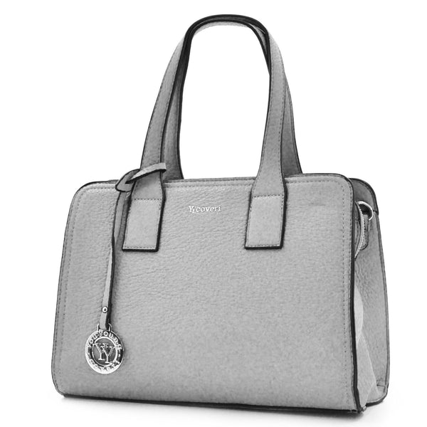 Borsa bauletto donna firmata yyCoveri pelle rigido baule semplice nuova tracolla