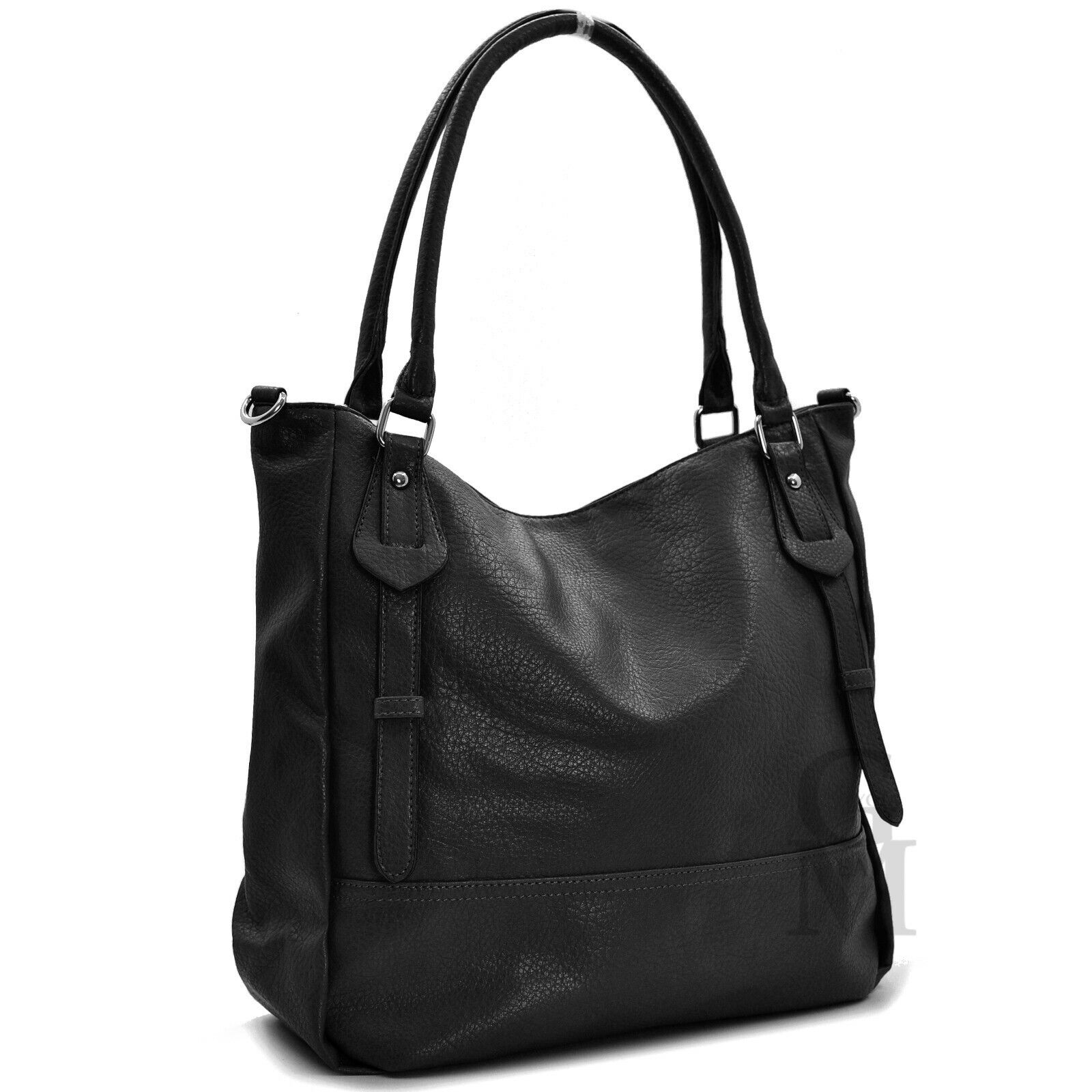 Hobo Bag Borse Shopping Pelle Morbida Borsa Grande Borsa Nera