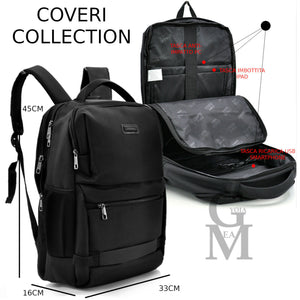 Coveri Zaino business ufficio uomo viaggio nylon grande lavoro porta pc ipad