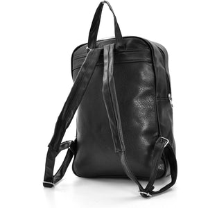 Zaino gm pelle nero originale uomo porta pc portatile casual lavoro