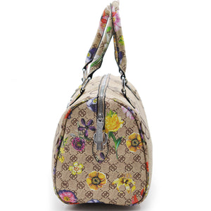 Borsa B. Cavalli bauletto fantasia fiori firmata baule spalla tracolla donna