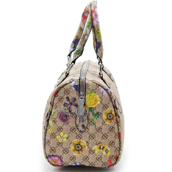 Borsa B. Cavalli bauletto fantasia fiori firmata baule spalla tracolla donna