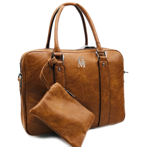 GM borsa uomo donna vintage pelle ufficio tracolla cartella ipad dottore lavoro