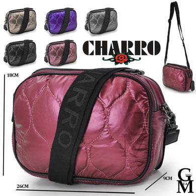 Borsa borsetta donna tracolla spalla trapuntate morbida Charro elegante piccolo