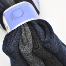 Carica l&#39;immagine nel visualizzatore di Gallery, 6 paia sanitarie calze calzini uomo lunghi polpaccio lana invernali termiche