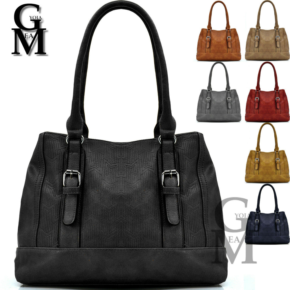 Gyoiamea borsa bauletto effetto particolare tote spalla mano passeggio classic