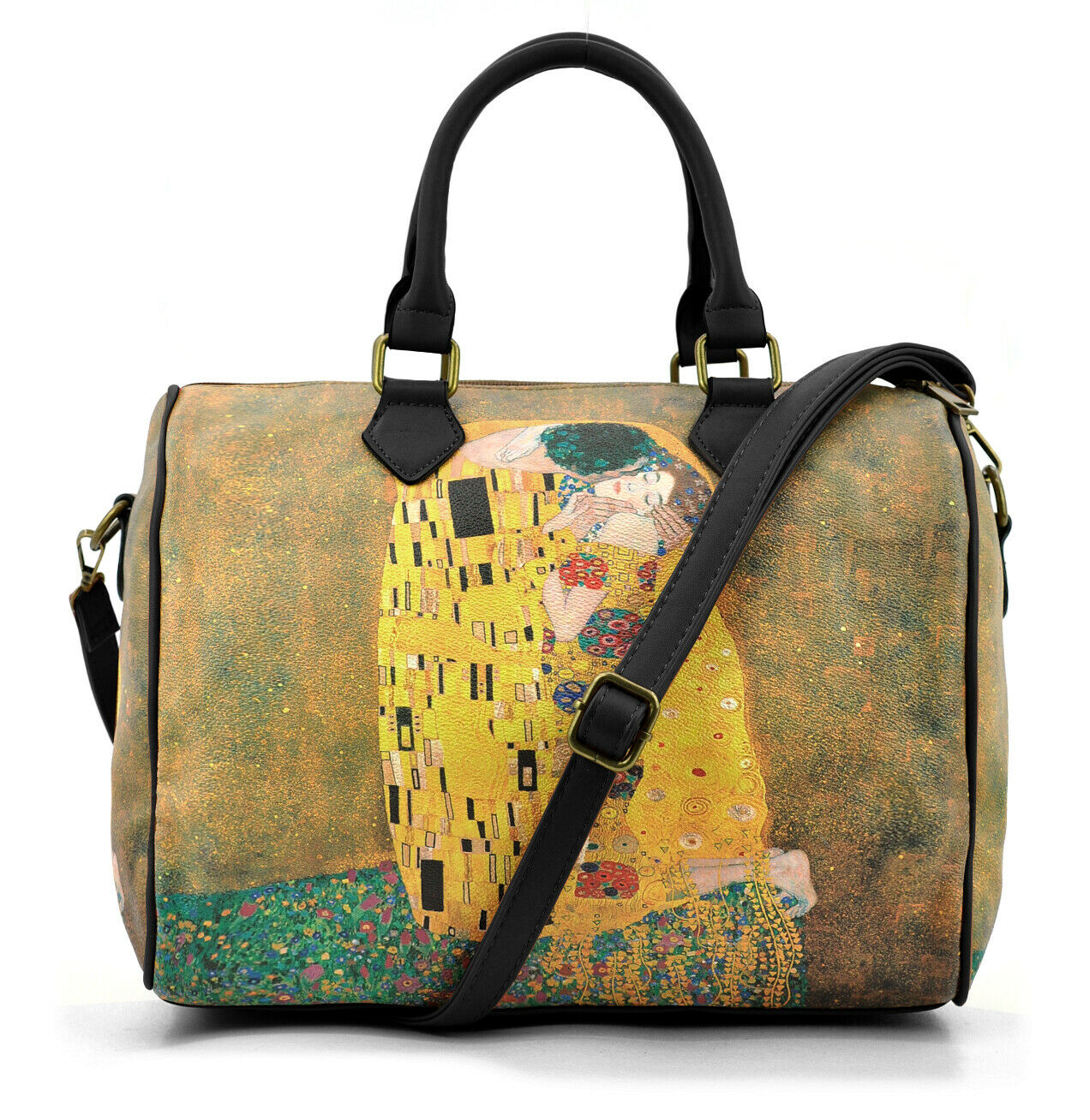 Gyoiamea borsa fantasia dipinto quadro bacio klimt donna bauletto van gogh