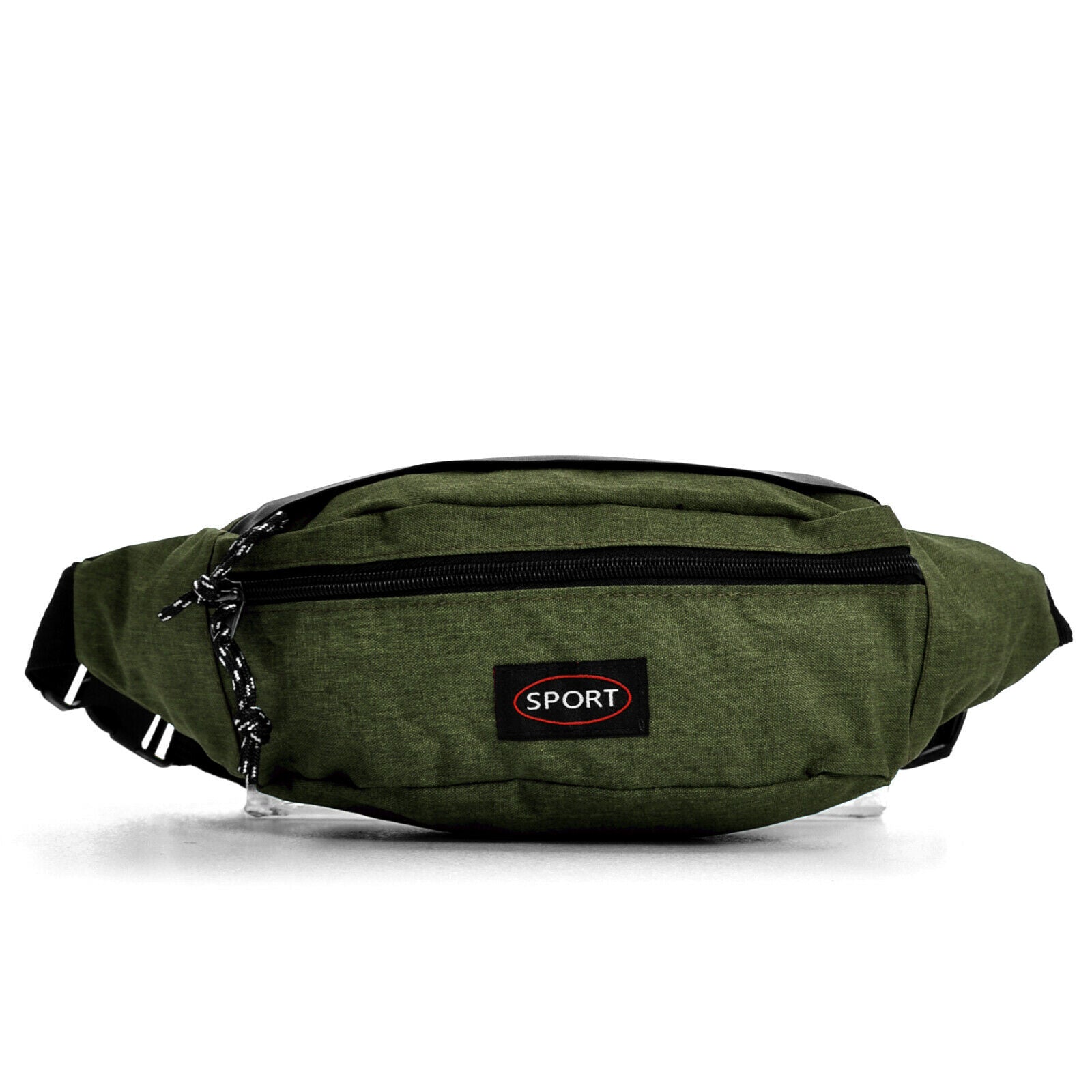 Marsupio da viaggio Elegante Impermeabile per Uomo e Donna. Marsupio Sportivo, Nero, Regolabile ad Alta Capacità, per Escursionismo, Corsa, Ciclismo