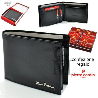 Portafoglio uomo Pierre Cardin in pelle portamonete porta carte porta assegni