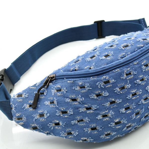 Marsupio donna sportivo vita borsa lavoro casual corsa cintura jeans jeansato