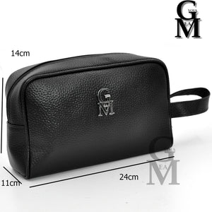 Pochette originale GM MODA uomo borsa mano pelle nero sport cintura uomo viaggio