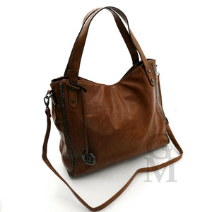 Borsa DUDLIN milano pelle morbida hobo catene cartney spalla morbida grande