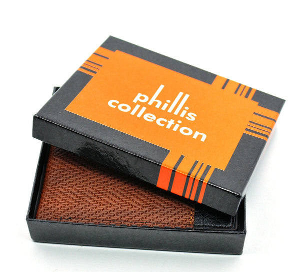 phillis portafoglio pelle uomo porta carte libro ribaltina vintage portamonete