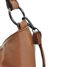 Carica l&#39;immagine nel visualizzatore di Gallery, CHARRO borsa firmata originale donna sacco hobo pelle grande cerniera zip tasche