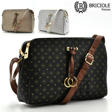 Zaino Uomo Donna Multi Tasche Firmato ITALIA Pelle Nero Elega - Foto 13