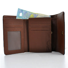 Carica l&#39;immagine nel visualizzatore di Gallery, Briciole firenze portafoglio originale trifold tasche carte credito portamonete