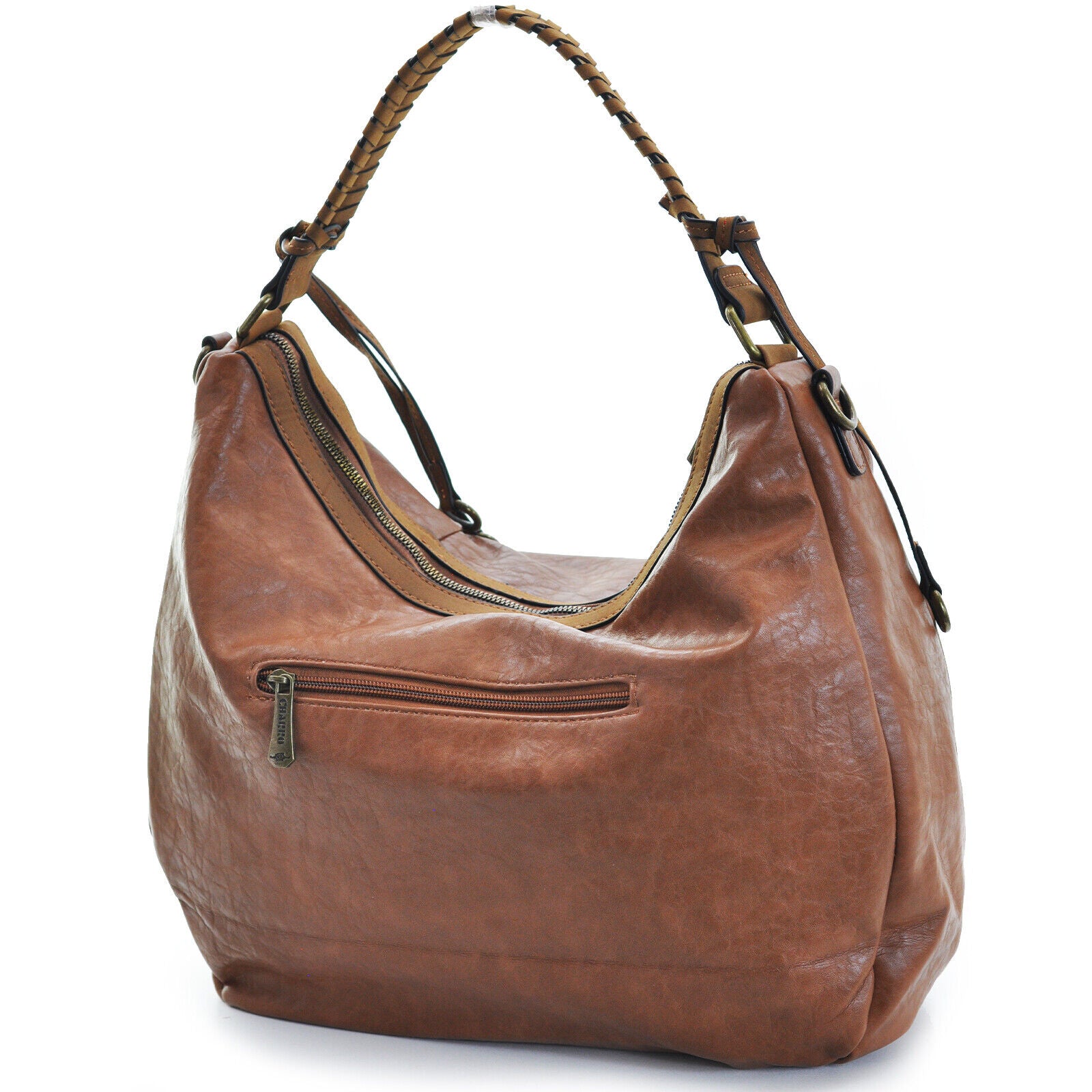 Borsa CHARRO sacco hobo mono manico donna tracolla nuova grande multitasche