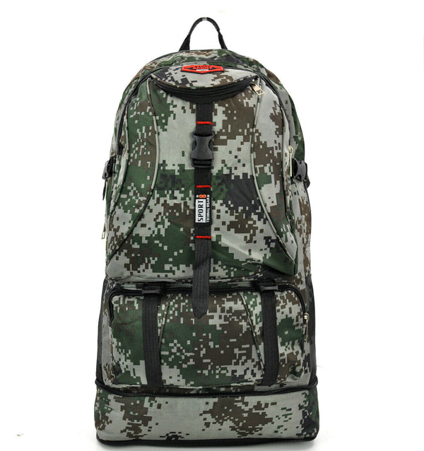 Zaino grande trekking softair militare mimetico campeggio escursionismo viaggio