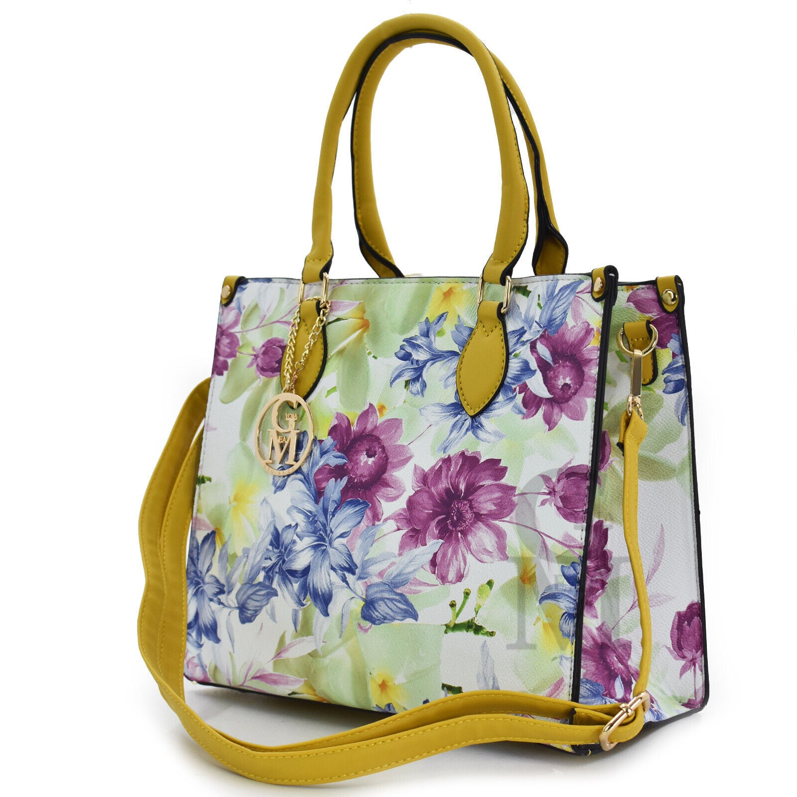 Gyoiamea borsa shopping moda estiva casual floreale fantasia fiori colorata