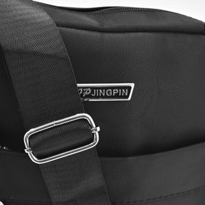 JUNPIN borsello uomo borsa tracolla sport nylon nero tessuto casual grande nuovo