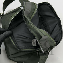 Carica l&#39;immagine nel visualizzatore di Gallery, Borsello firmato CHARRO borsello nero nuovo verde uomo grande tracolla tela moda