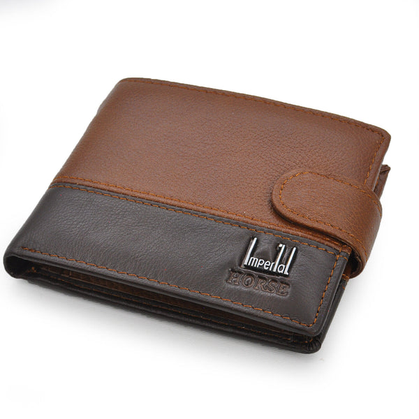 Portafoglio Vera pelle uomo HORSE porta carte ribaltina vintage portamonete zip